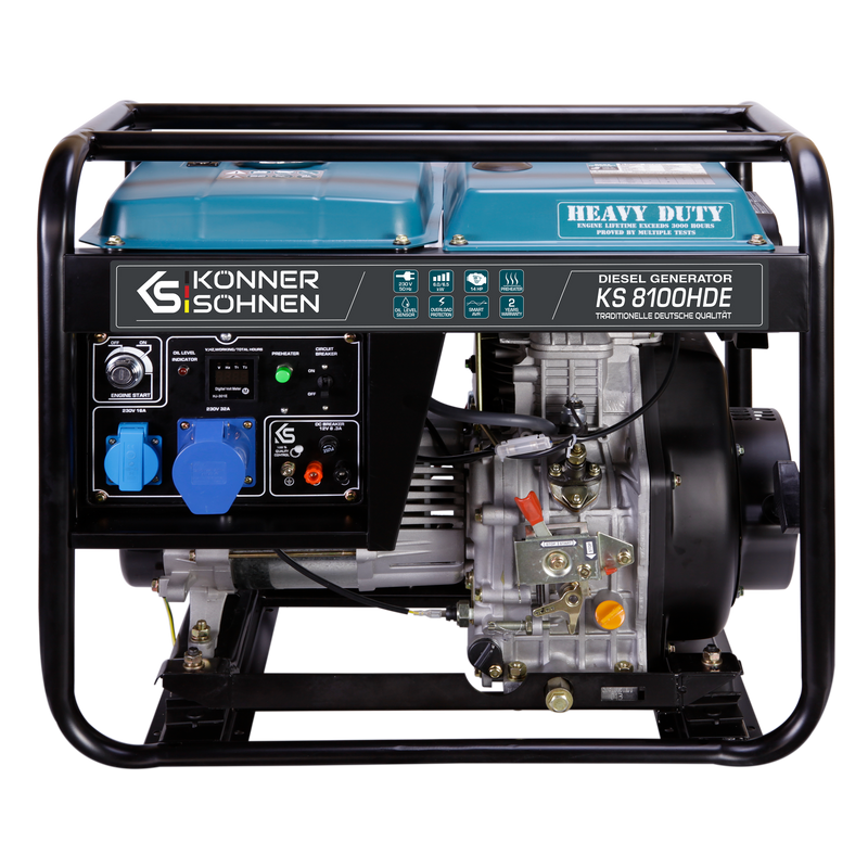 Генератор дизельний KONNER&SOHNEN (KS 8100HDE)